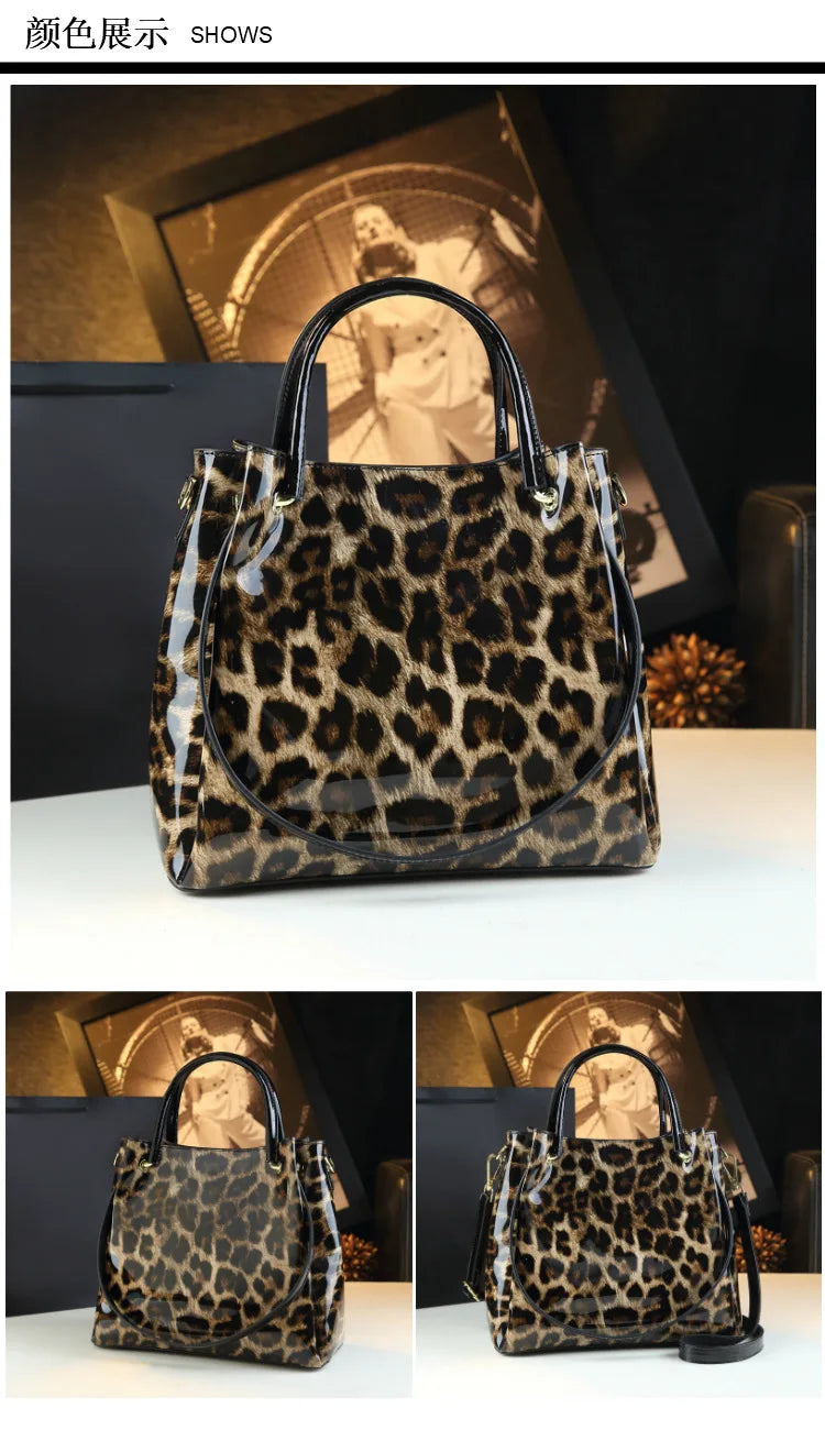New Tote Bag for Women Crocodile Print Textured Bucket Bag Retro Shoulder Bag Fashion Handbag