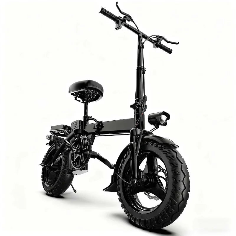 1000w 2000w Adult Electric Bike,30miles 48v Aluminum Alloy 14 Inch Ebike,for Both Men Women In Cities Cycling Electric Bicycle