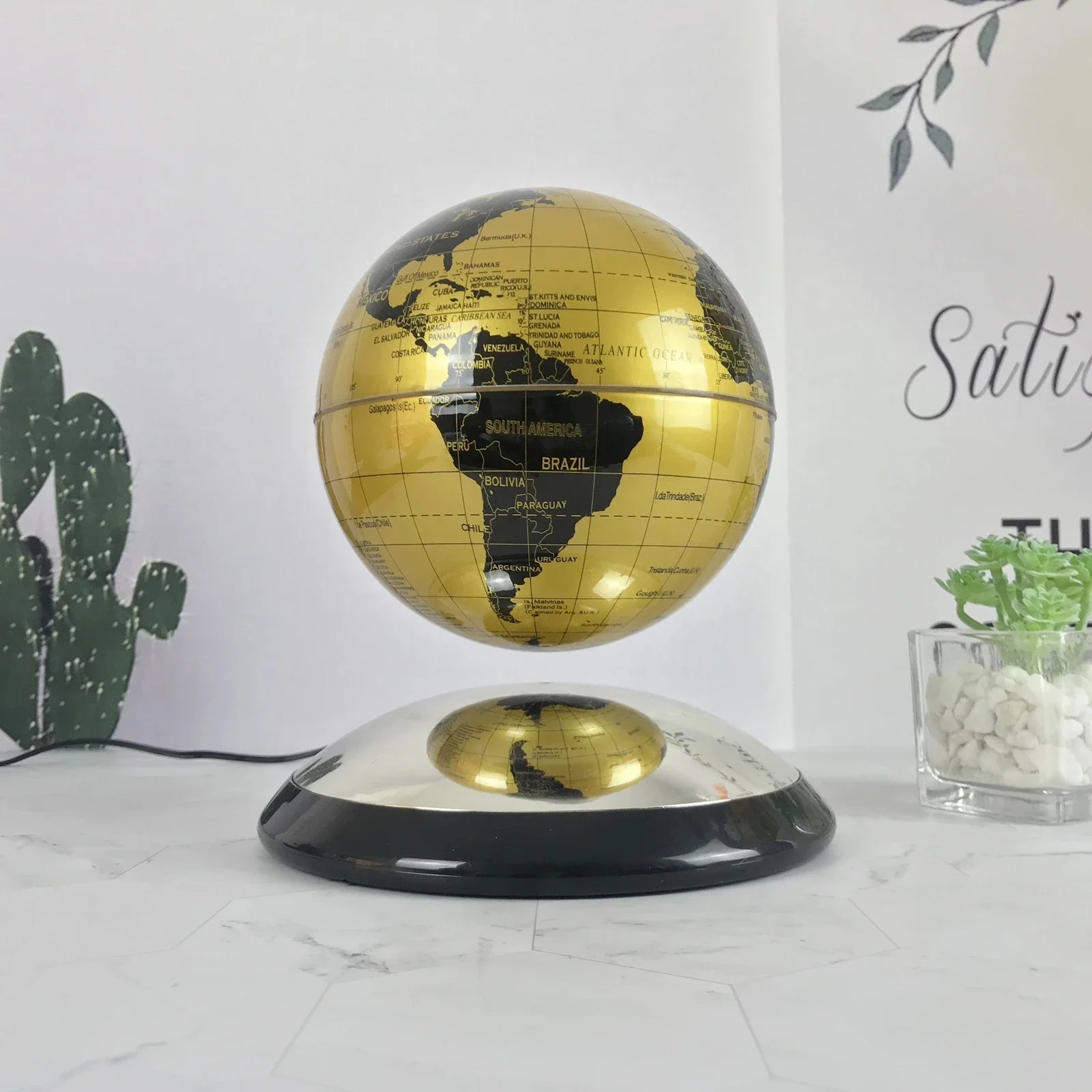 Magnetic Levitating World Globe Levitating Globe Creative Birthday Gifts for Kids Office Home Decoration