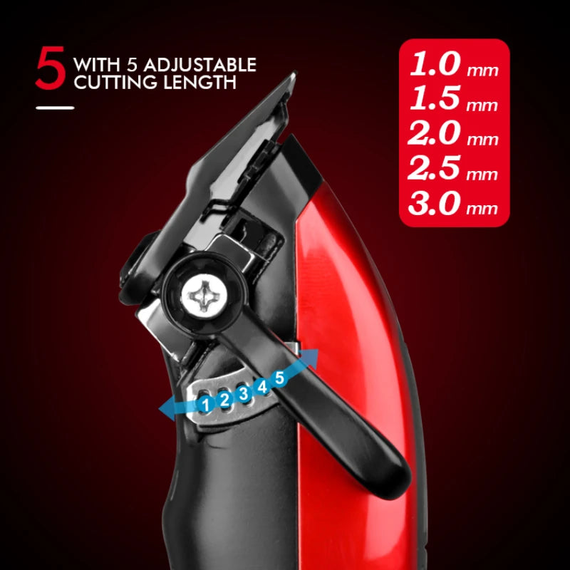 WMARK Trimmer Professional Hair Cutting Machine Cordless Hair Clippers 10000 RPM Barber Clipper Electric Trimmer for Men NG-X1