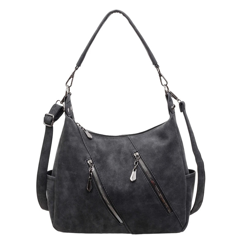 High Quality Scrub Soft PU Leather Shoulder Crossbody Bags for Women Designer Luxury Women Bags Female Handbags Casual Tote Sac