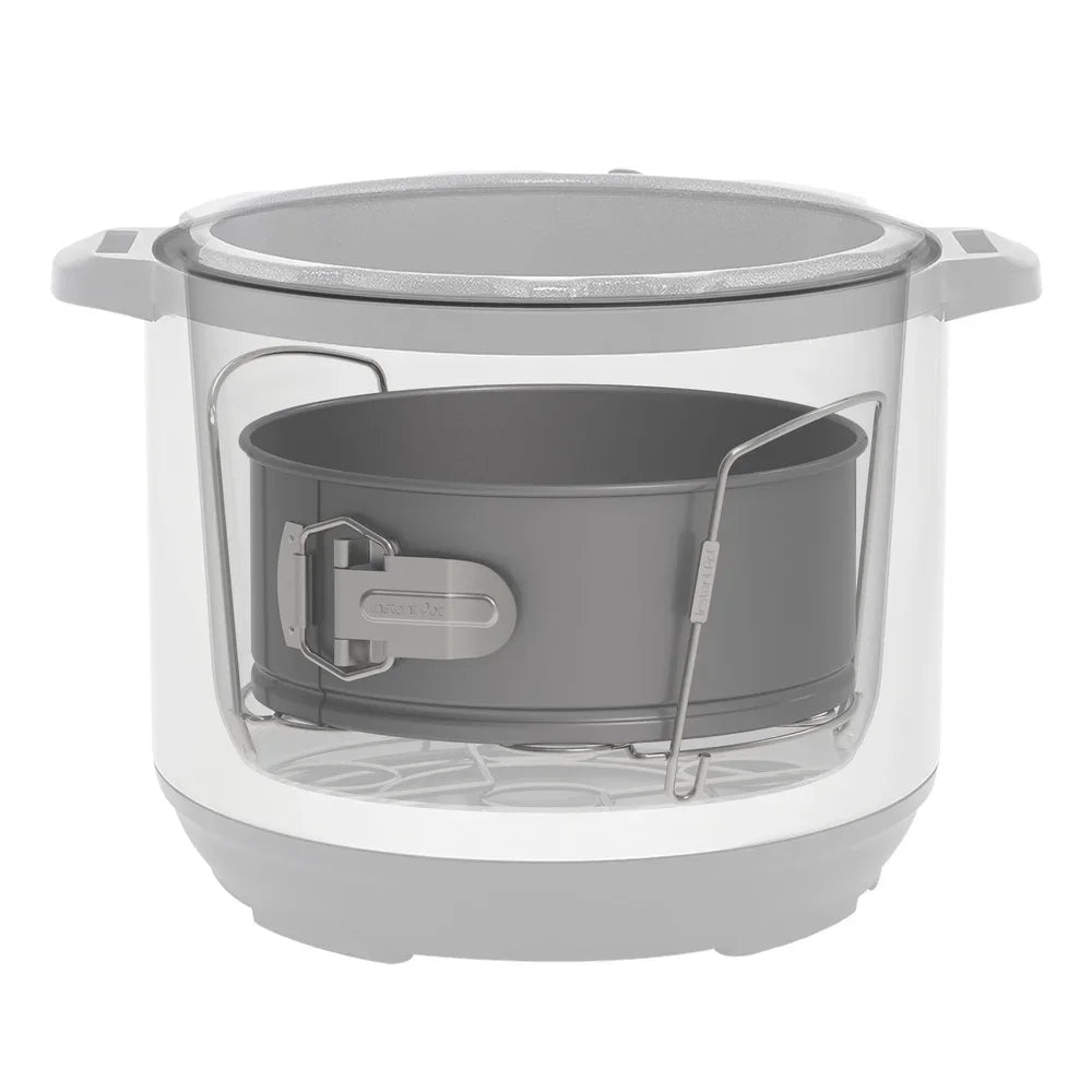 Non-Stick Springform Pan Cheesecakes Lasagna Tortes Casseroles Compatible with 6qt 8qt Pressure Cookers Oven Safe Easy Cleanup