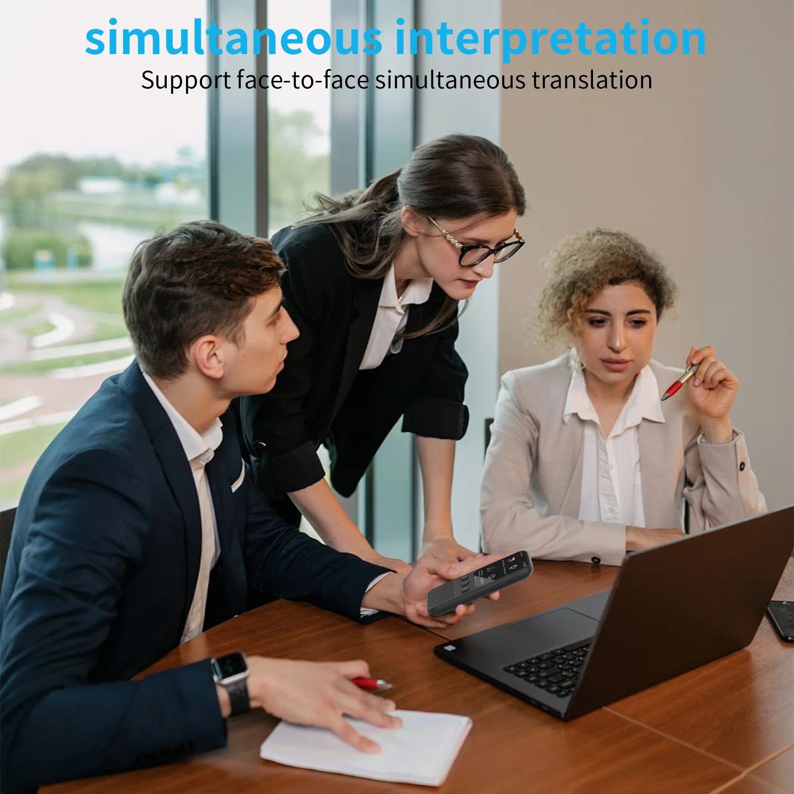 Language Translator Device Portable Translator 148 Languages Real-time Recording Translation WIFI Ai ChatGPT Translate Machine