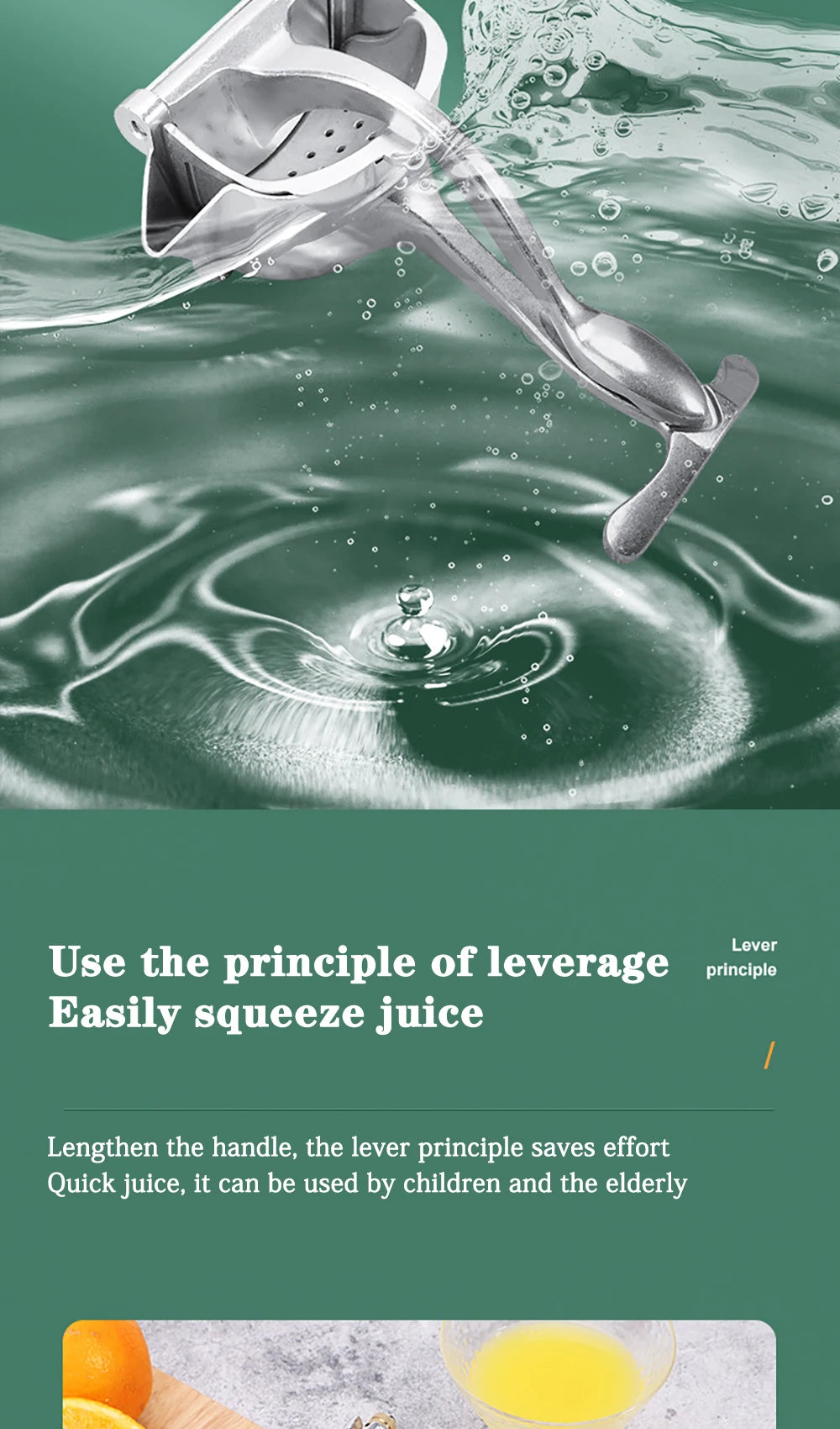 Manual Citrus Juicer Hand Orange Squeezer Lemon Fruit Juicer Press Machine Potato Masher and Ricer Manual Juicer