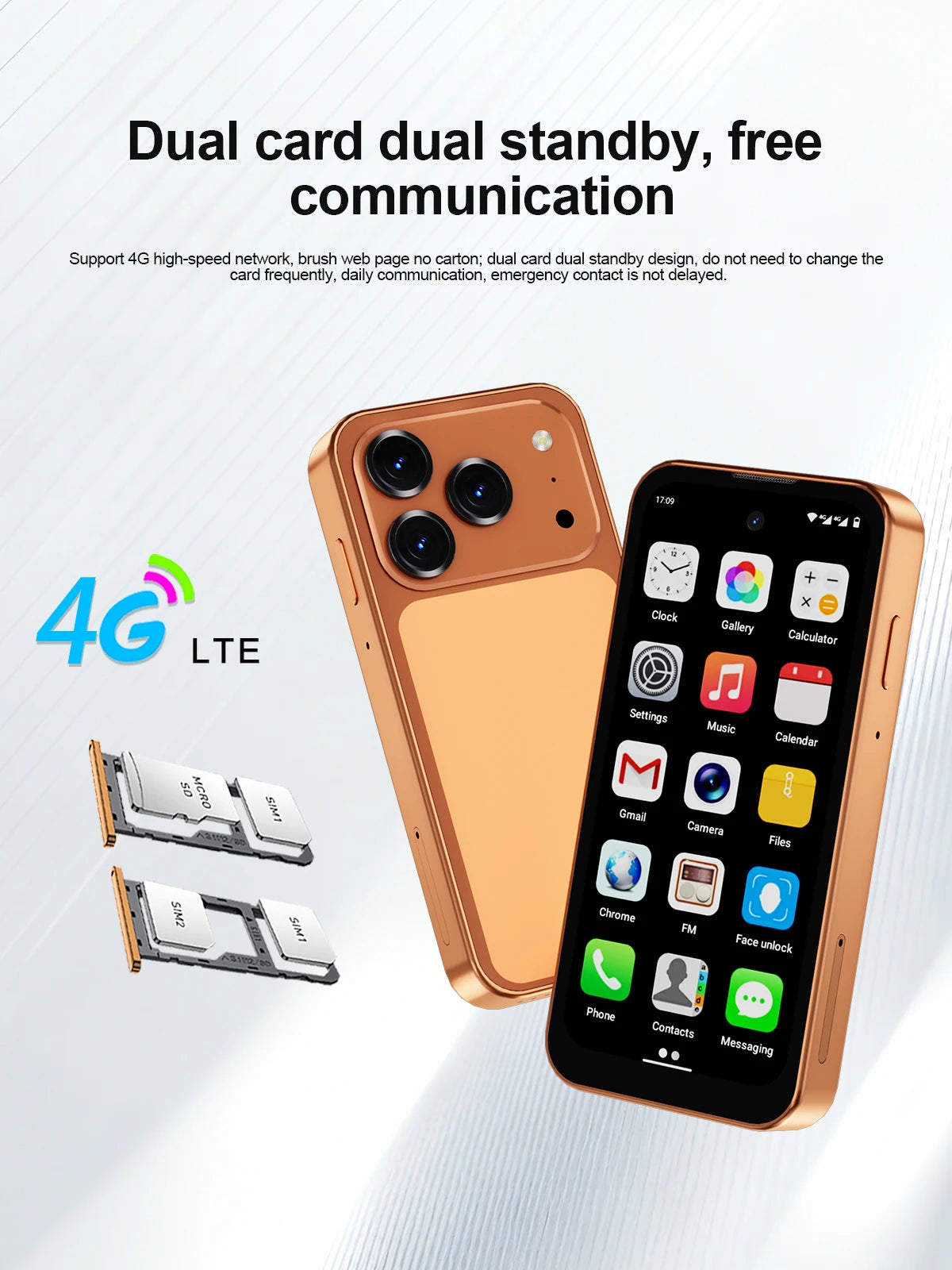 SERVO 19 Air 4G LTE Mini Smartphone Android 12.0 System 6GB+128GB Play Store Face Unlock GPS Dual SIM 3.88" Small Smart Phones