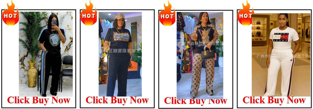 2 Piece Women Set Dashiki African Clothes Spring Autumn New Fashion Long Sleeve Denim Top And Pants Suit Party Matching Sets