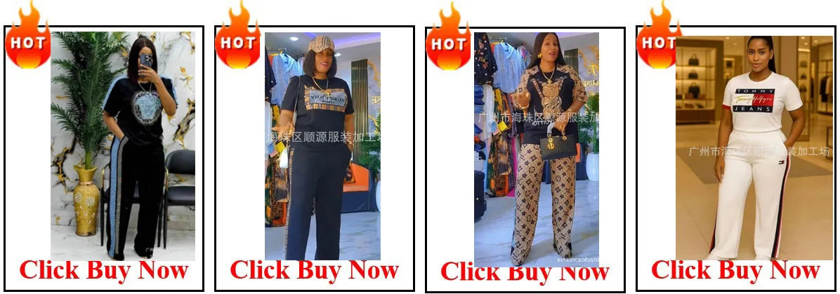 2 Piece Women Set Dashiki African Clothes Spring Autumn New Fashion Long Sleeve Denim Top And Pants Suit Party Matching Sets
