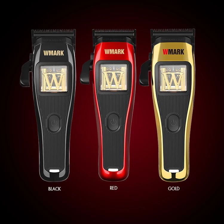WMARK Trimmer Professional Hair Cutting Machine Cordless Hair Clippers 10000 RPM Barber Clipper Electric Trimmer for Men NG-X1