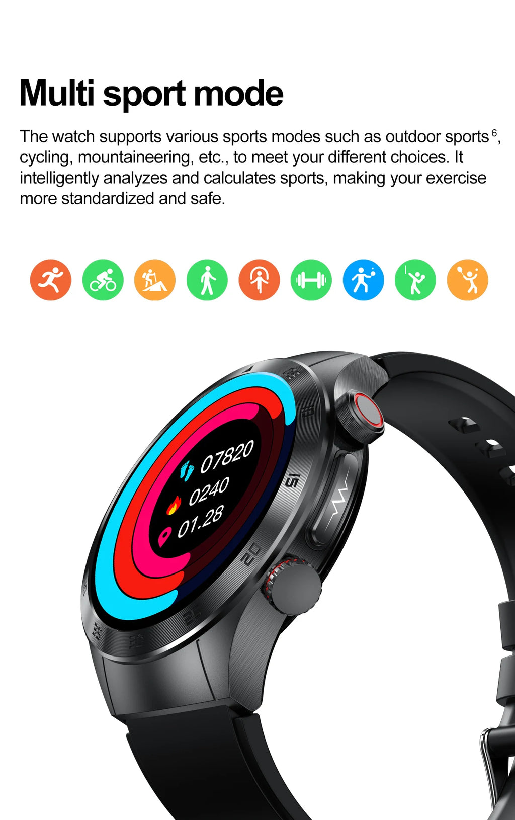 2026New Precise Laser Therapy Bracelet Health ECG+PPG Smart Watch Blood Pressure Blood Lipid Uric Acid BT HD Call SmartWatch Men
