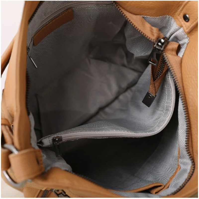 2025 Luxury Women's Handbag - Genuine Cow Leather, Large Capacity & Versatile Shoulder/Crossbody/Tote Commuting Bag