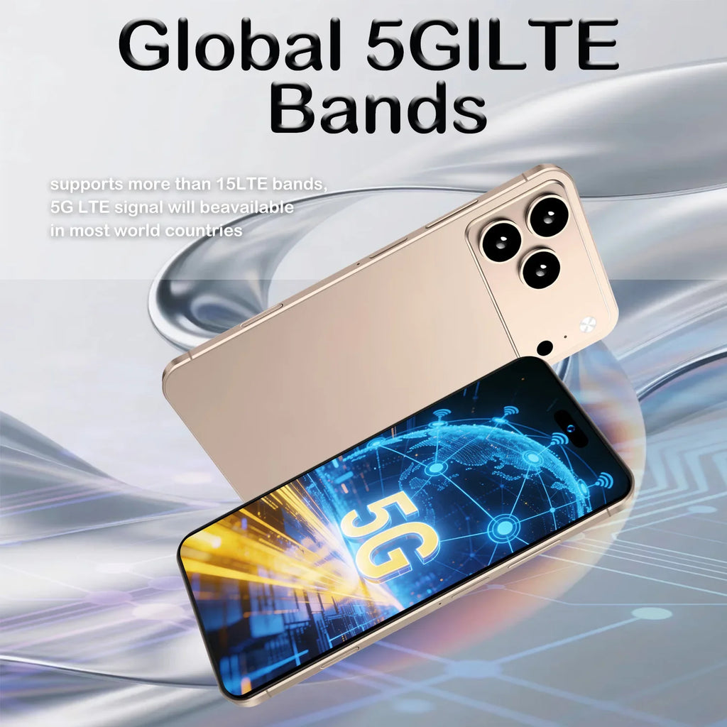 2026 New I17 Promax Pro Original Intelligent Global Version 4G 5G Dual Card Dual Standby System 8000mAh Battery
