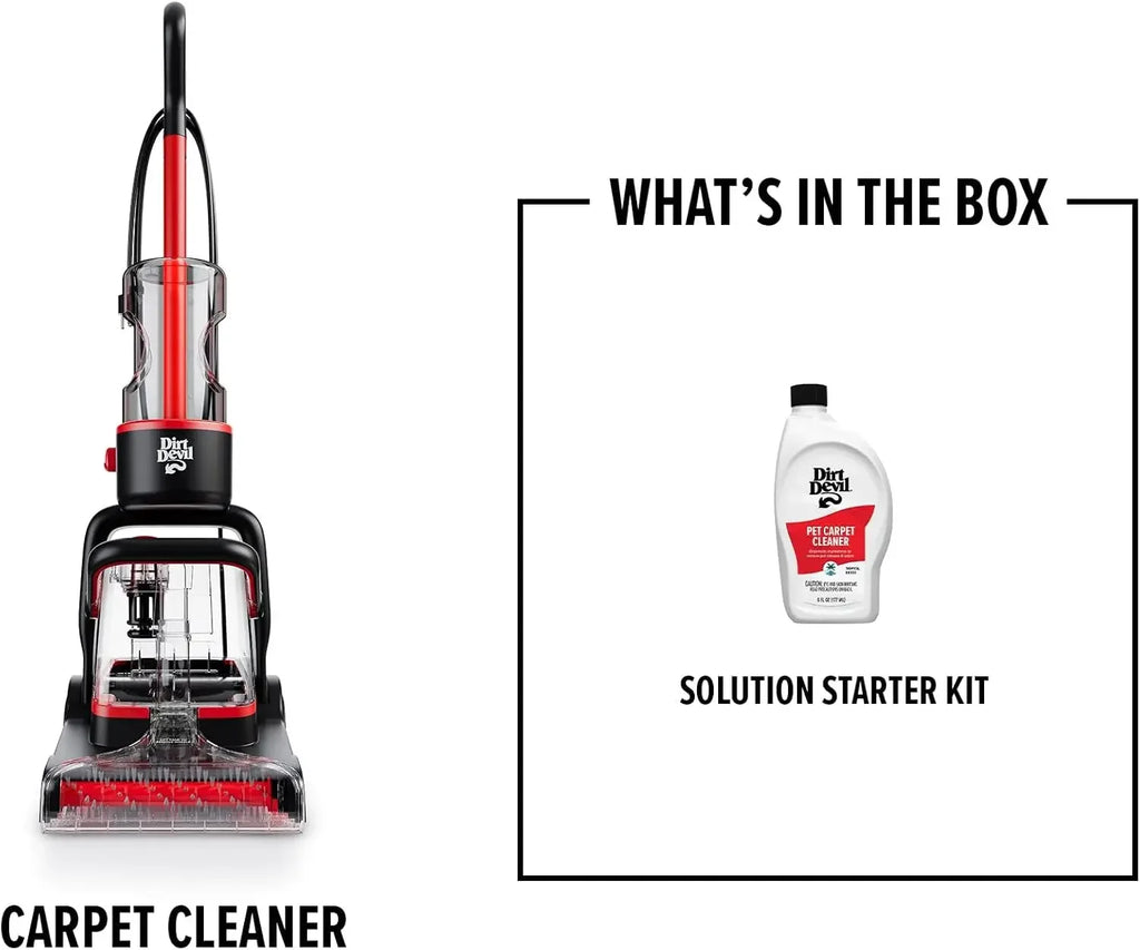 Full Size Carpet Cleaner Machine for Carpet and Upholstery Deep Cleaning Carpet Shampooer Machine with Two Cleaning Modes Pair