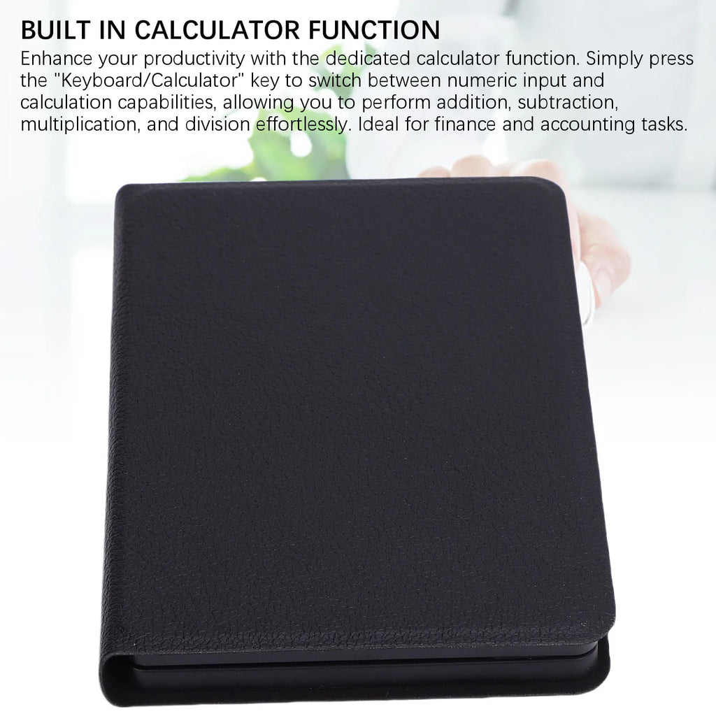 Wireless Numeric Keypad 2 Device Connectivity Bluetooth Numeric Keyboard Foldable Calculator Function for Financial Accounting