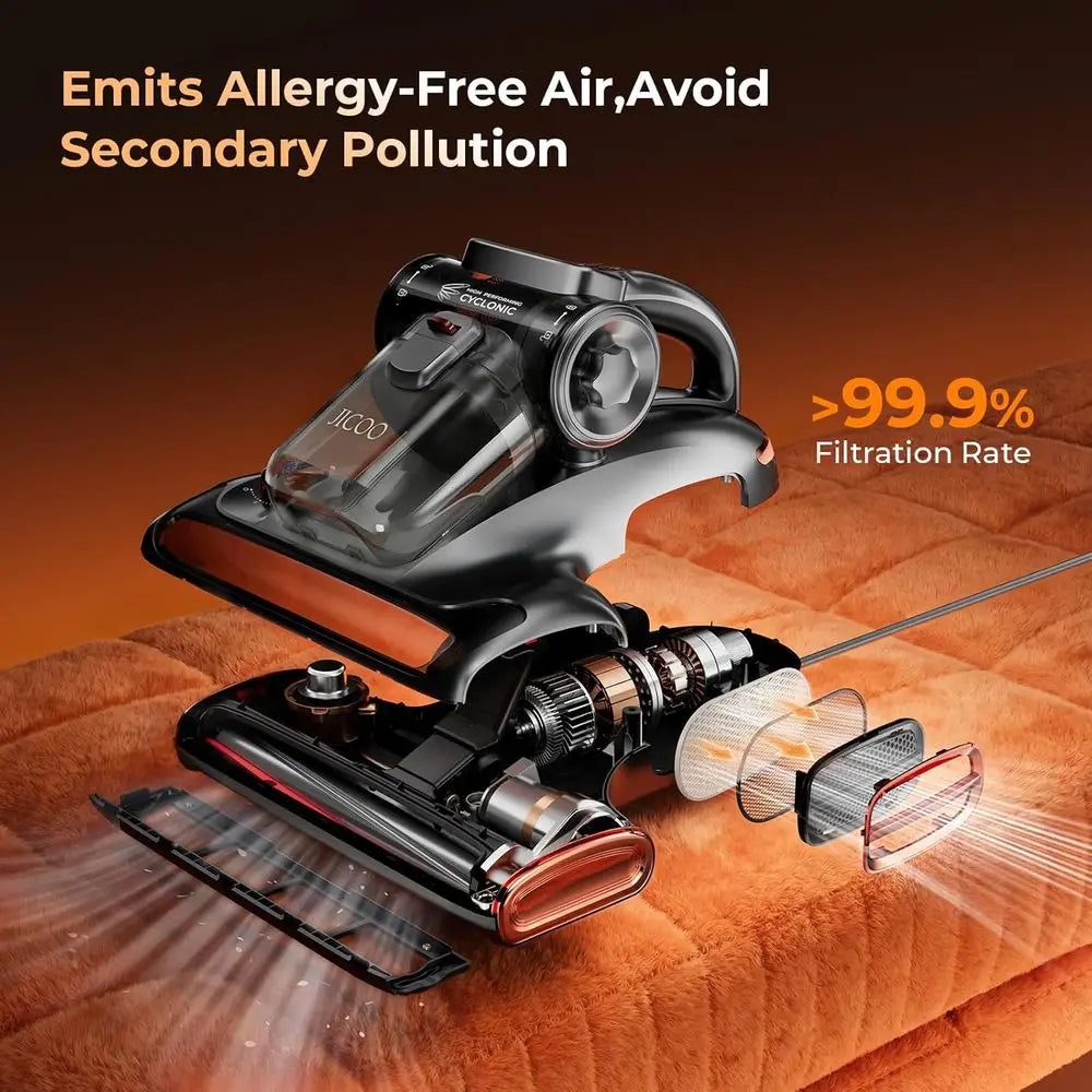 Powerful 700W Handheld Vacuum Cleaner with UV-C Light, 15Kpa Suction, Smart Dust Sensor, and HEPA Filter - Corded