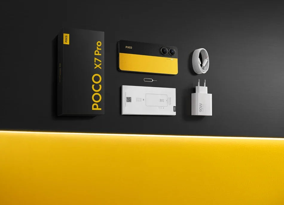 POCO X7 Pro Global Version Mobile Phone 6000mAh Battery 90W HyperCharge Dimensity 8400-Ultra 120Hz 1.5K display IP68 NFC
