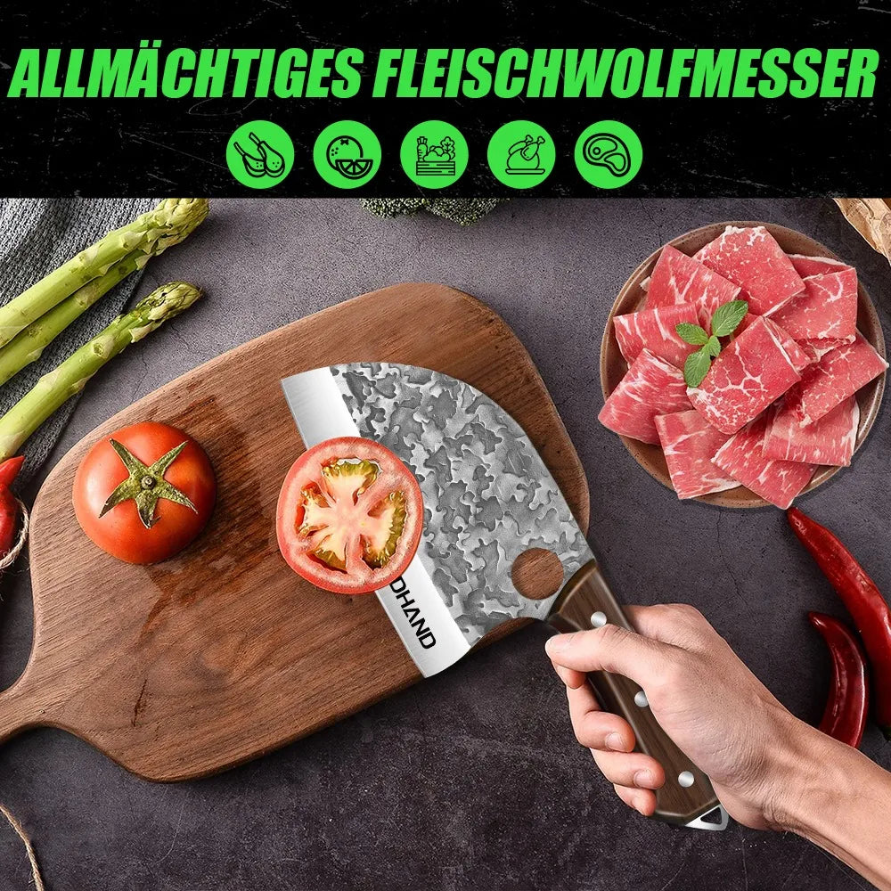 MDHAND 7''Stainless Steel Japanese Kitchen Knives Sharp Blade Professional Chef Knife for Meat Cleaver Fish Cutting Kitchen Tool