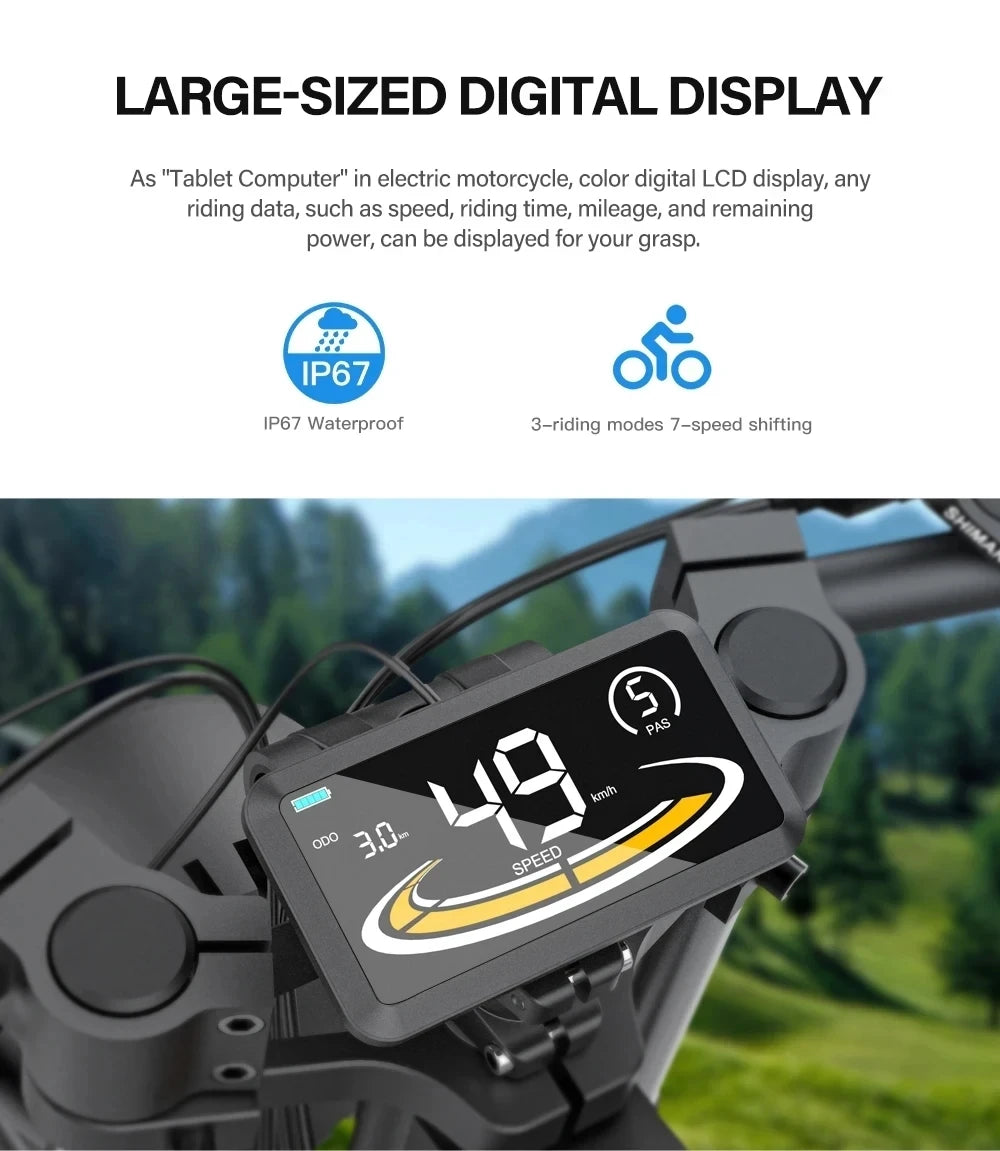 Coswheel Electric bike Dual Motor GT20 Pro/GT20 3000W 48V 40AH Mountain bikes Electric Off Road Bike Fat Tires Motorcycle Ebike