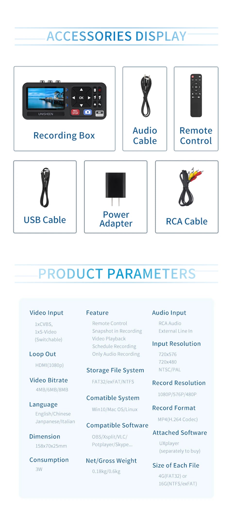 Hot-Sale VHS Tape to Digital Video Camera Recorder Casette MP3 Reel Mini Small TF FLASH Disk Old Camcorder DVD Converter