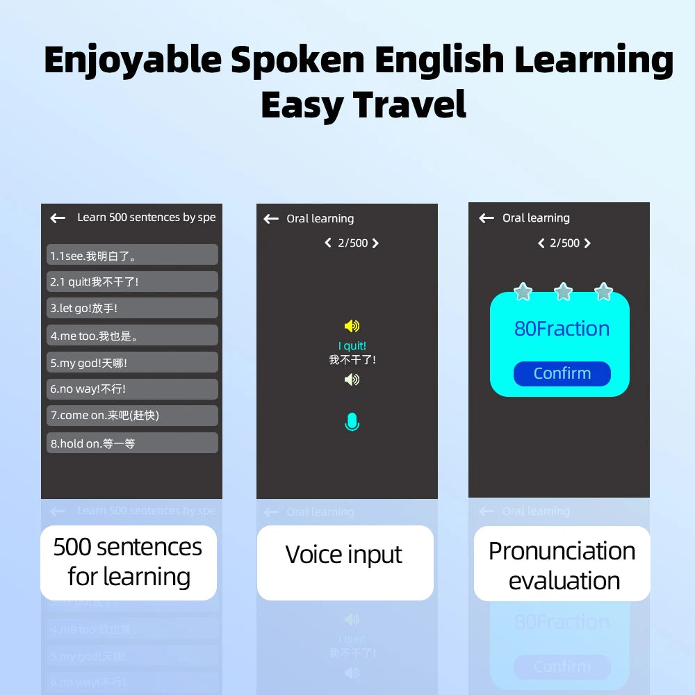 MSAI T20 160 Languages Translator with Camera Real-Time Voice Audio Photo Online Offline Translation Device Travel Assistant
