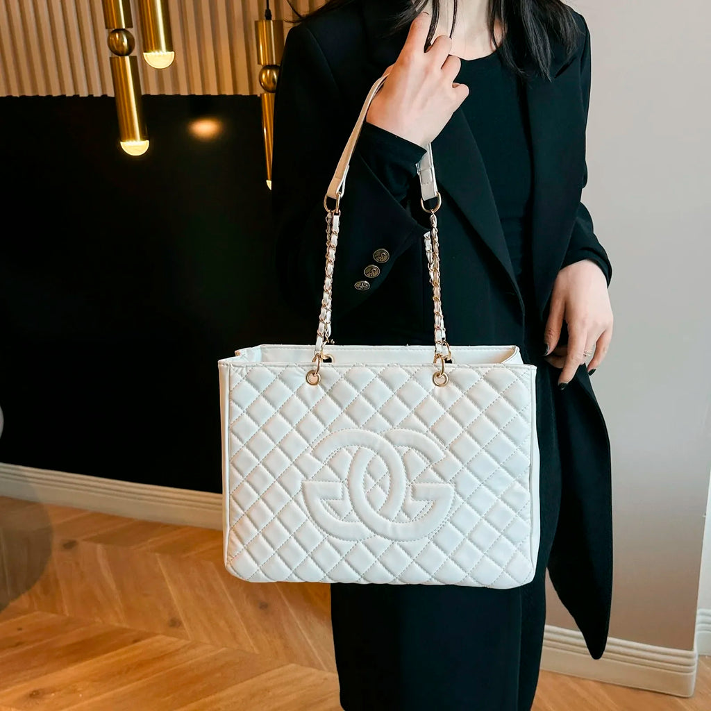 Classic Retro Chain Strap Messenger Bag Women's Luxury Textured Leather Handbag Paris Fashion Zipper Shoulder Bag