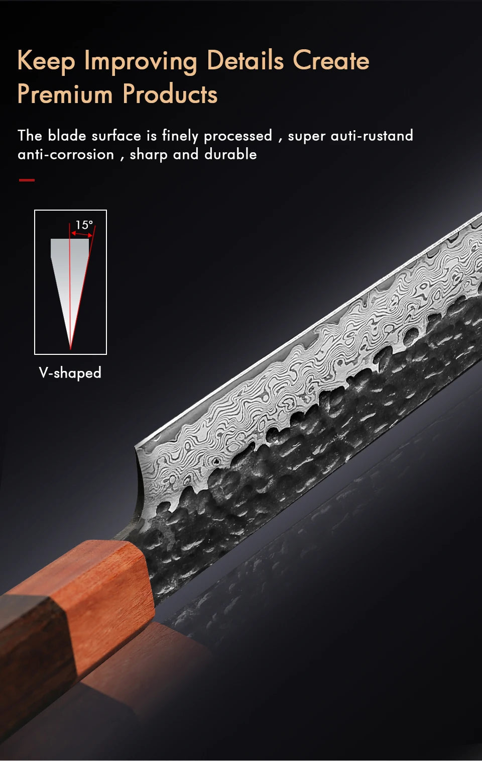 TURWHO 10.5 Inch Professional Sashimi Knife Japan 67 Layer Damascus Chef's Knife Super Sharp Cutting Sushi Salmon Kitchen Knives