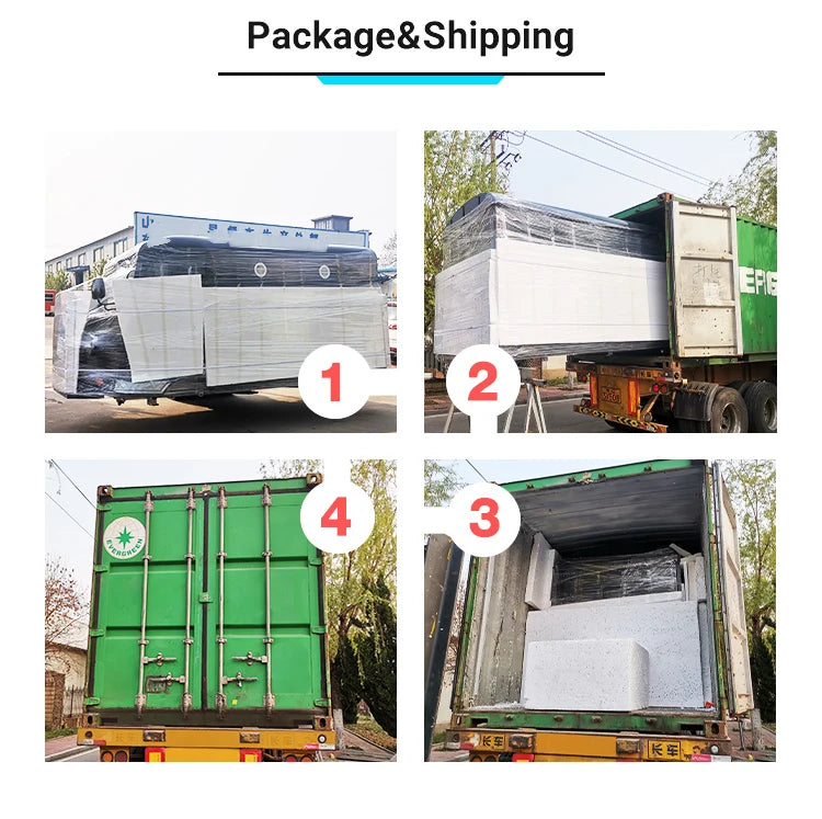 Ice Cream Food Cart Refrigerator Mobile Food Caravan Fast Food Trailer For Sale Usa