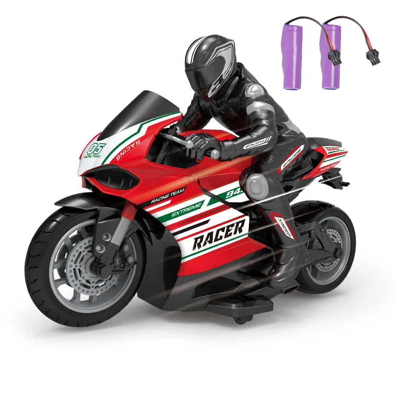 1/10  Electric Motorcycle RC Cars Scale High Speed Racing 4 Channels Remote Control Distance 35 Meters Off-Road Model