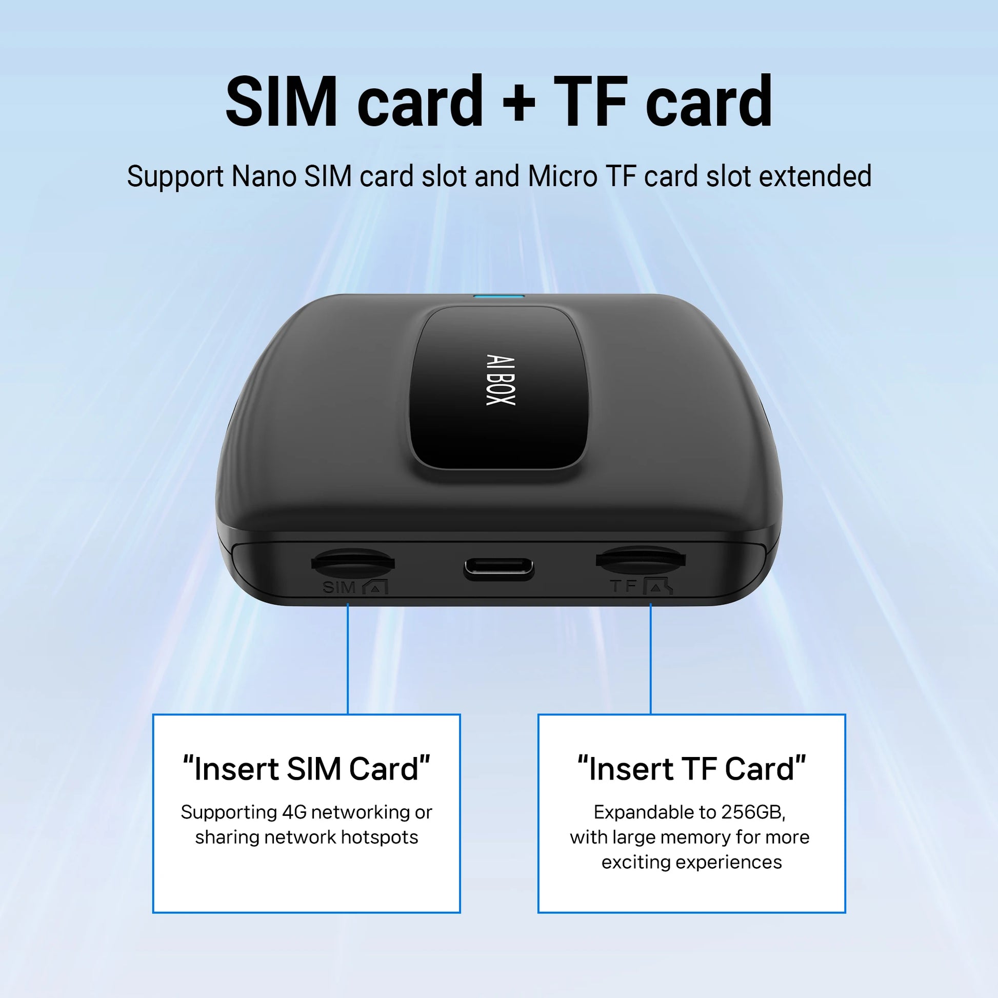 2025 CarPlay Ai Box Wireless Android Auto Car Play Adapter Smart Car TV Accessories for Net flix UtubeQualcomm Snapdragon 6125