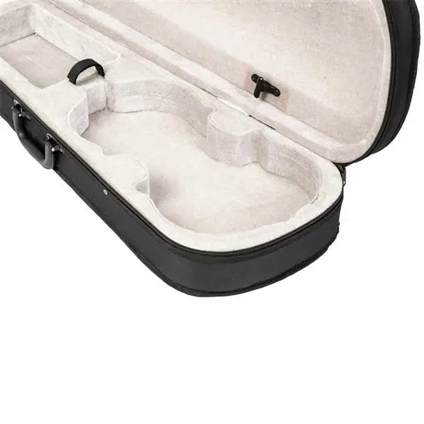 Full Size Matte Black 4/4 Spruce Panel Wooden Violin Set with Case Bow Rosin  4 Strings Shoulder Rest Turner Cleaning Cloth