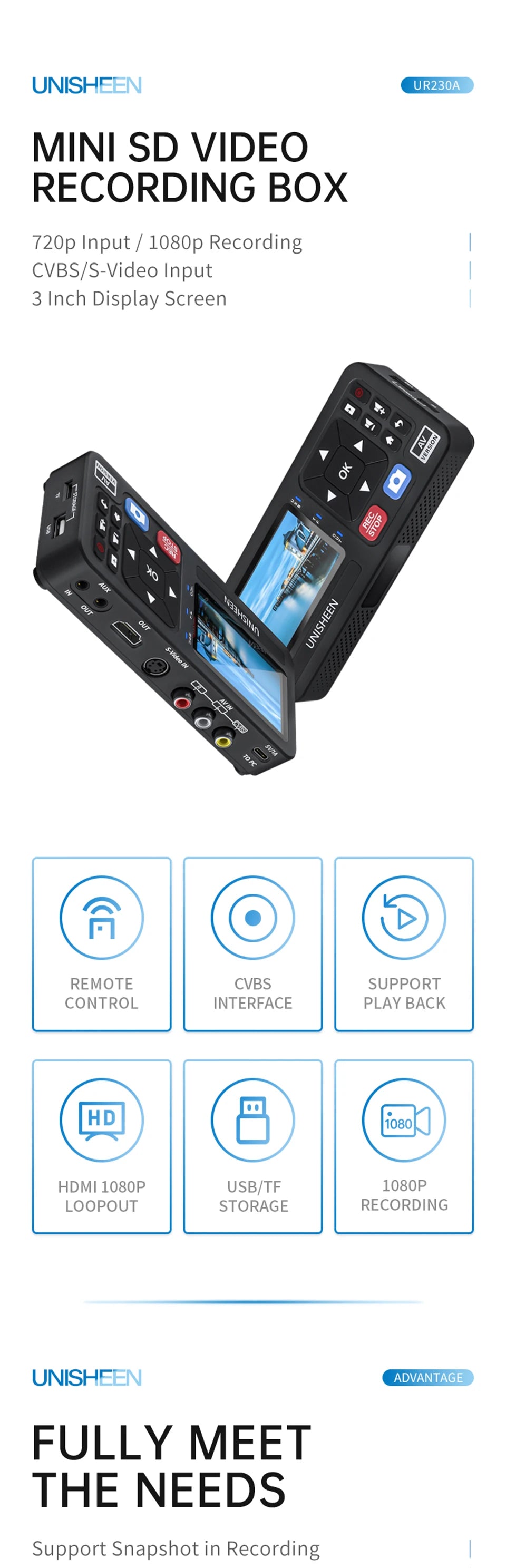 Hot-Sale VHS Tape to Digital Video Camera Recorder Casette MP3 Reel Mini Small TF FLASH Disk Old Camcorder DVD Converter