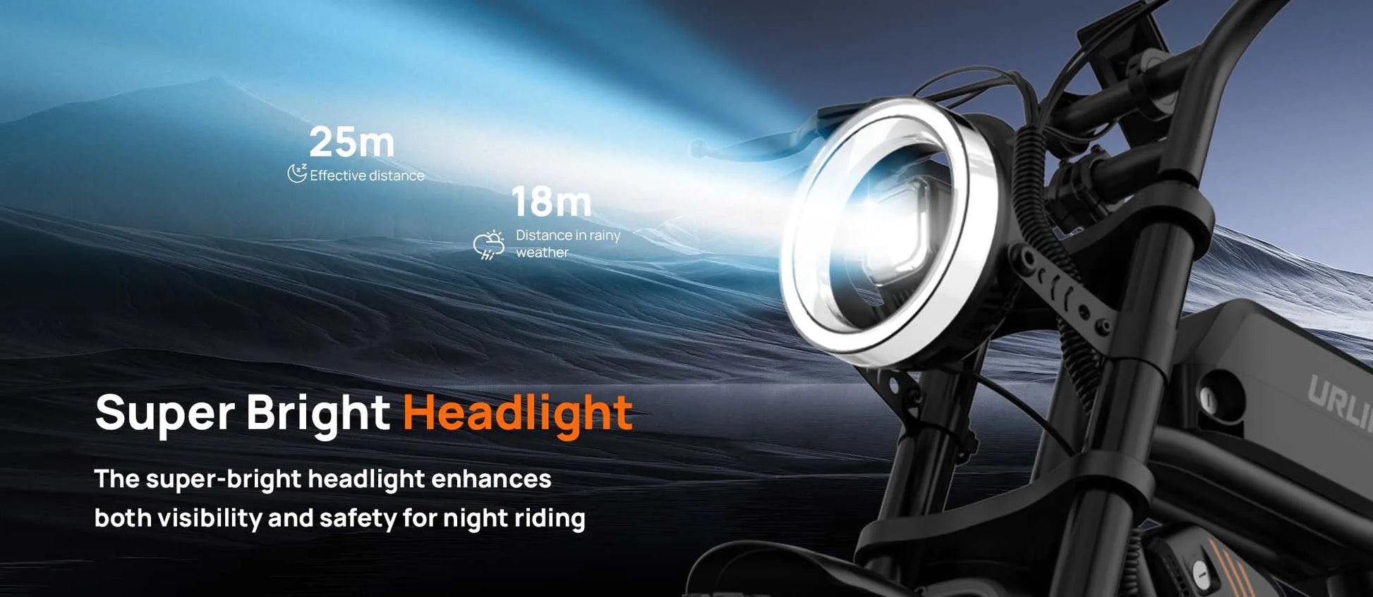 Peak 1500W Electric Mountain Bike with 48V 15.6Ah Removable Battery, 28MPH 100 Mile Range, 20" X 4" fat Tire E-bike