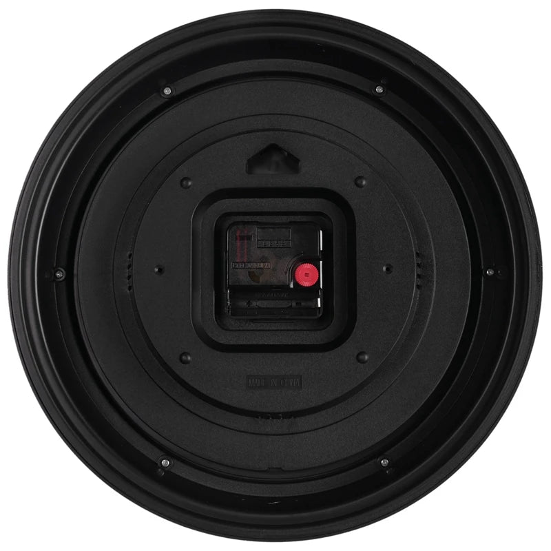 12Inch Wall Clock,Retro Waterproof Clock With Displays Thermometer&Hygrometer,Noise-Free Clock For Indoor/Outdoor