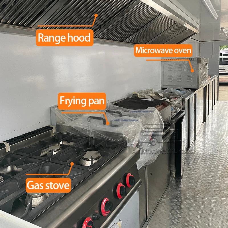 Galvanized Sheet Catering Bar Fruit Mini Size Mobile Kitchen Bar Ice Cream Customised Mobile Kiosk Hot Dog Cart Food Trailer