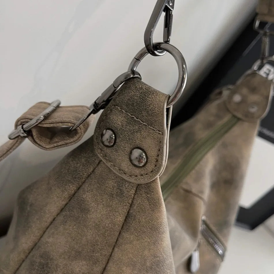 High Quality Scrub Soft PU Leather Shoulder Crossbody Bags for Women Designer Luxury Women Bags Female Handbags Casual Tote Sac