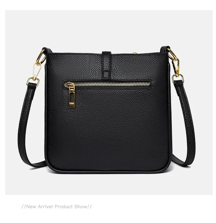 Light luxury genuine leather women's crossbody bag high quality handbag Fashion underarm bag French versatile Shoulder Bag