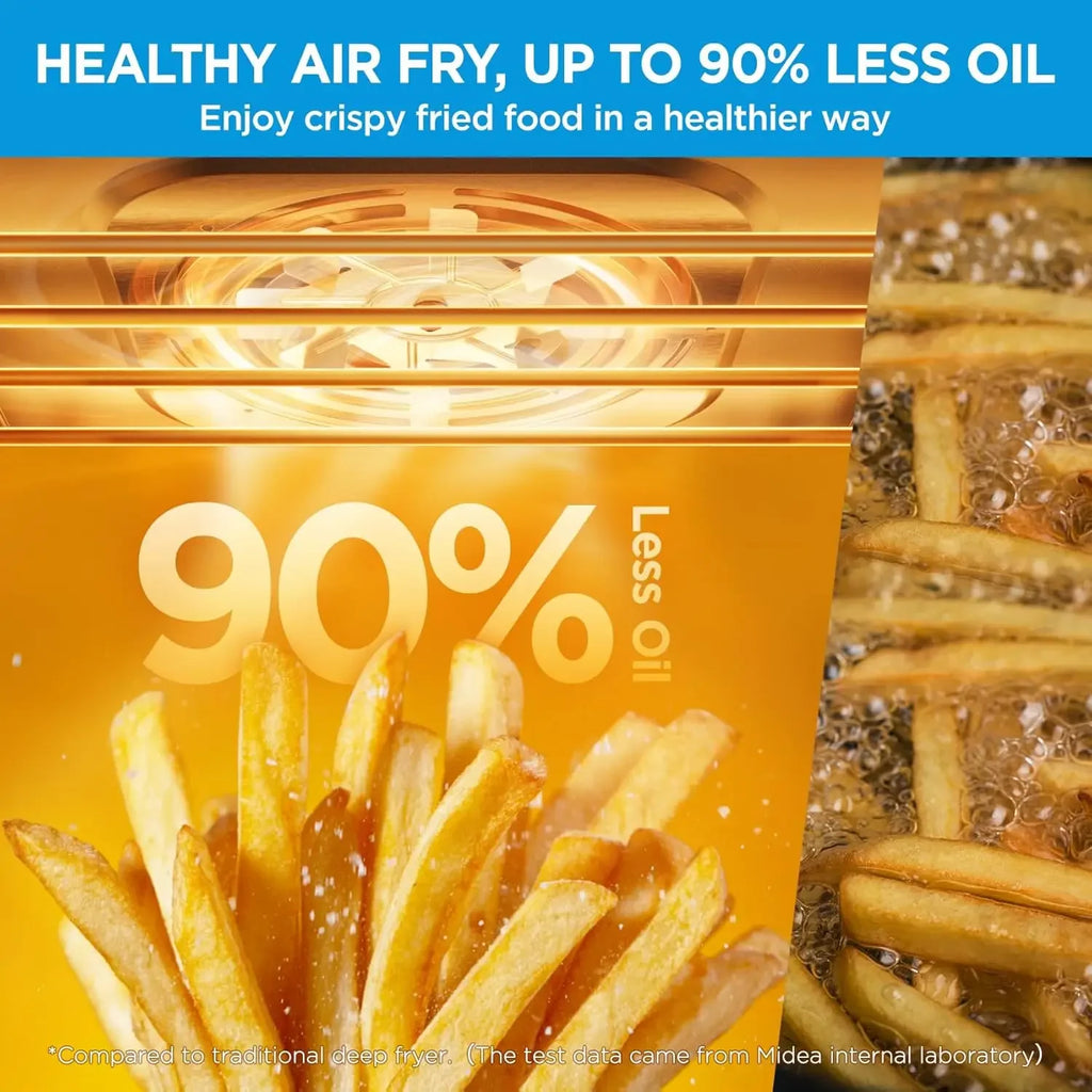 Flexify French Door Toaster Oven Air Fryer Combo, 26.4 QT, Extra Large Air Fryer Countertop Oven 10-in-1 Combo, 25% Faster