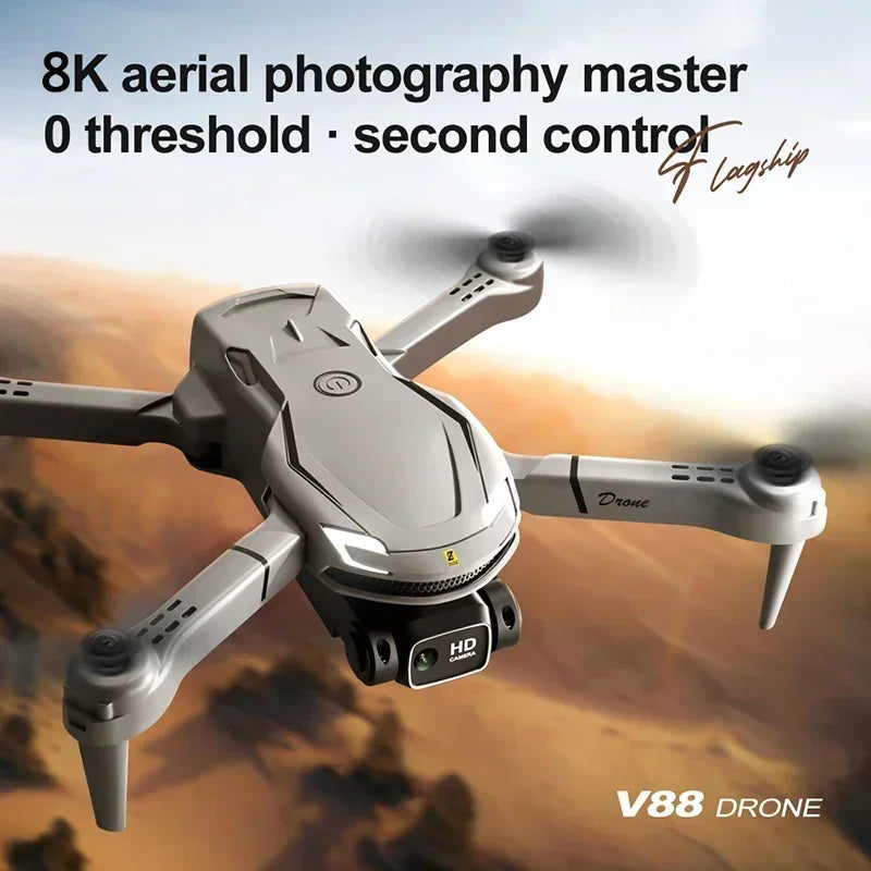 Original V88 Drone 8K 5G GPS Professional HD Aerial Photography Remote Control Aircraft HD Dual Camera Quadcopter Toy UAV