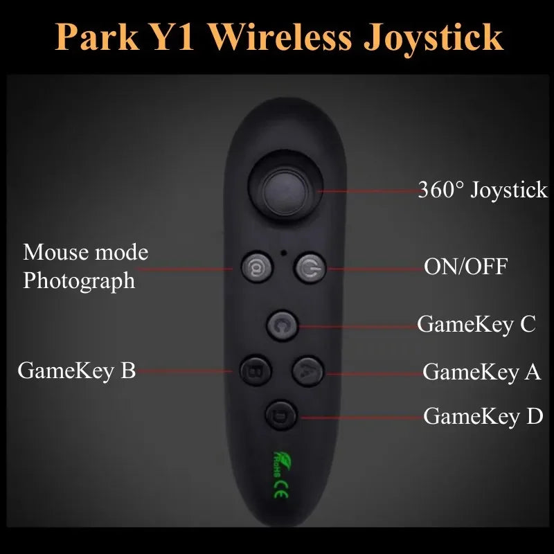 G02EF Virtual Reality VR Glasses IMAX HD 3D Glasses Google Cardboard Box Stereo VR Headset for IOS Android Phone,Support Gamepad