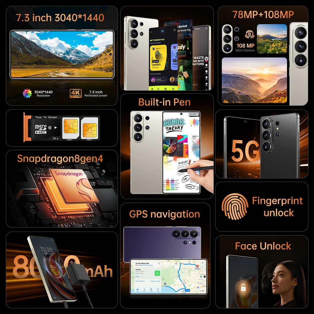 NEW HOT Silicone Case For S27 Ultra 7.3 Inch 5G Accessories Smartphone Shockproof Cover OTG High Quality Global Edition