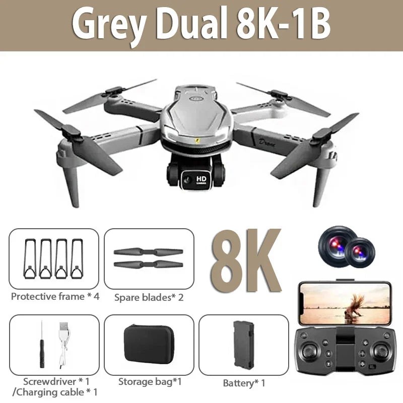 Original V88 Drone 8K 5G GPS Professional HD Aerial Photography Remote Control Aircraft HD Dual Camera Quadcopter Toy UAV