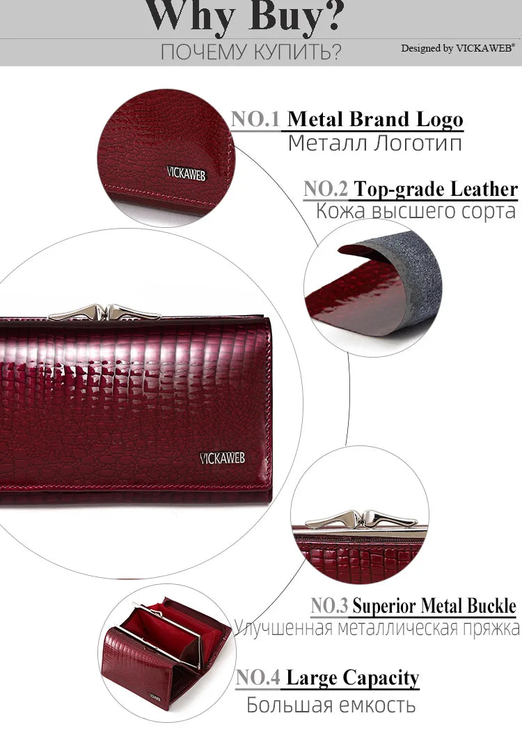Free Gift Women Genuine Leather Short Wallet Female Fashion Purses Ladies Alligator Hasp & Zipper Small Coin Bag AE2155
