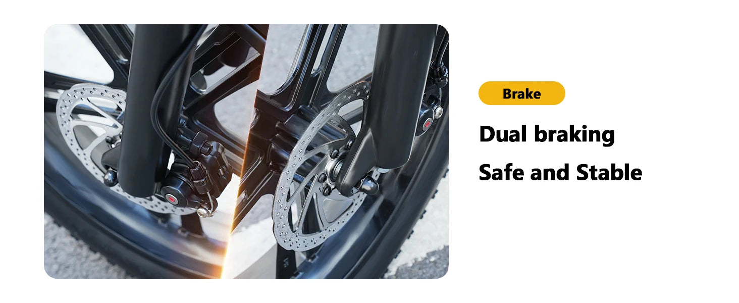 Electric Bike for Adults,1500W Peak,35MPH,48V 816Wh Battery,MAX 75Miles Electric Motorcycle,20'' Fat Tire Dirt Bike,7-Speed Bike