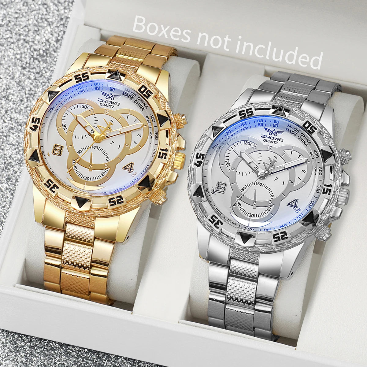 Men's Business Watch Fashionable and Handsome Stainless Steel Quartz Watch as a Birthday Gift for Boyfriend