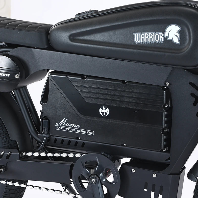 ZPW Black Warrior 3000w motor Motorbikes 48V 60AH E bike Adult Road Electric Bicycle 20 inch Off-road Fat Tyre Electric Bike