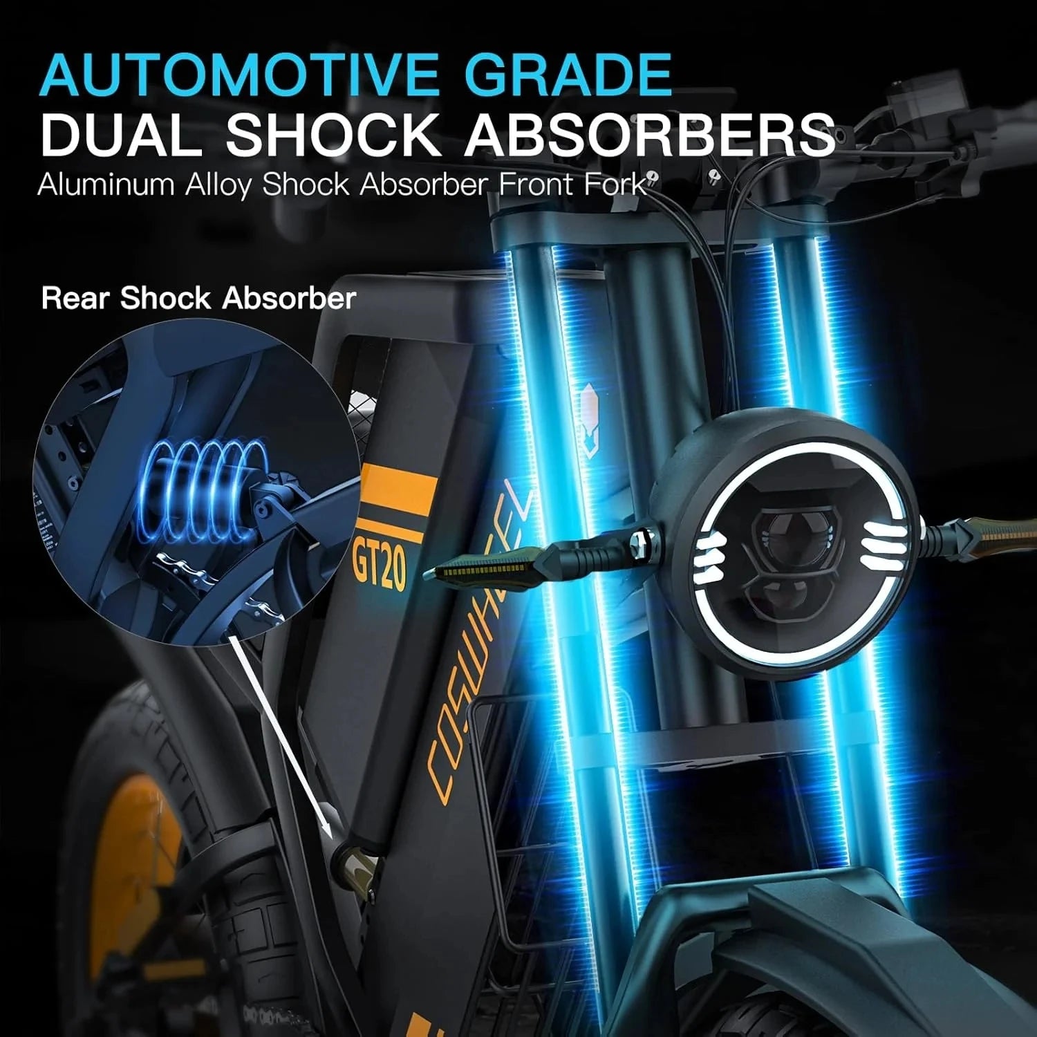 Coswheel Electric bike Dual Motor GT20 Pro/GT20 3000W 48V 40AH Mountain bikes Electric Off Road Bike Fat Tires Motorcycle Ebike