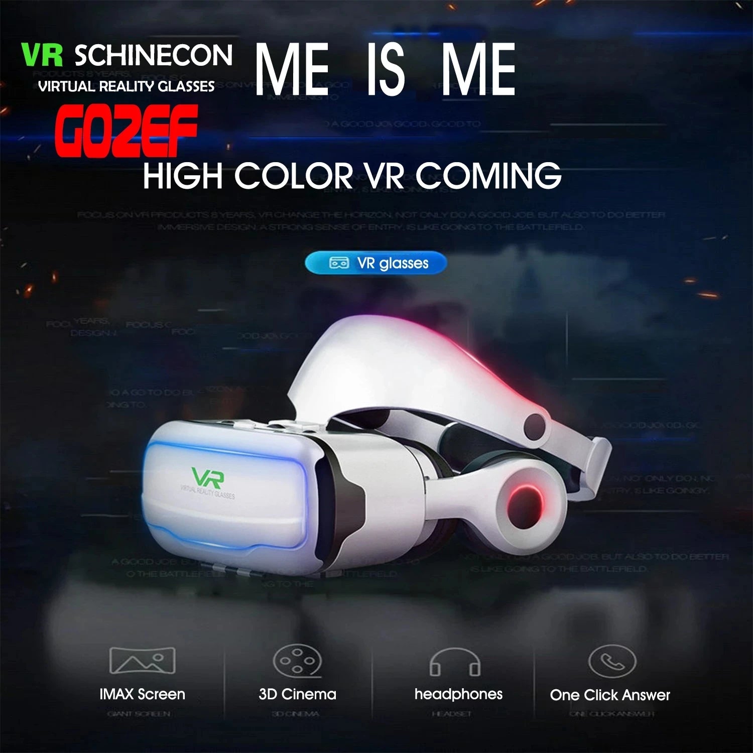 Shinecon VR Glasses Headset 3D Virtual Reality Device Helmet Viar Goggle Lenses For Smartphone Smart Cell Phone Realidade Viewer