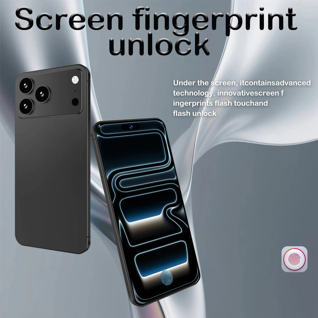 2026 New I17 Promax Pro Original Intelligent Global Version 4G 5G Dual Card Dual Standby System 8000mAh Battery