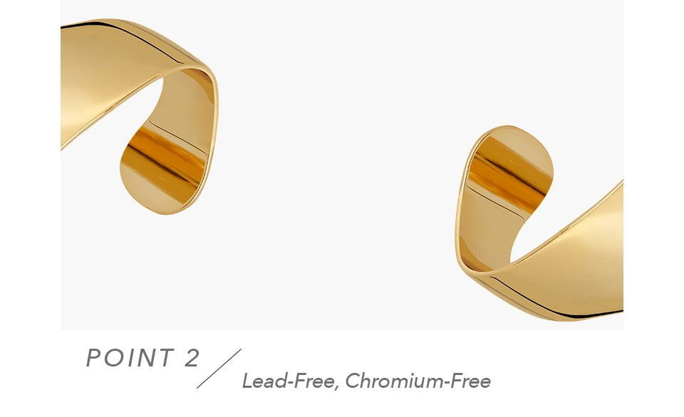 ENFASHION Pulseras Palm Bangle For Women Space Invader Fantasy  Gold Color Simple Delicate Bracelet Fashion Jewelry Gift B232331