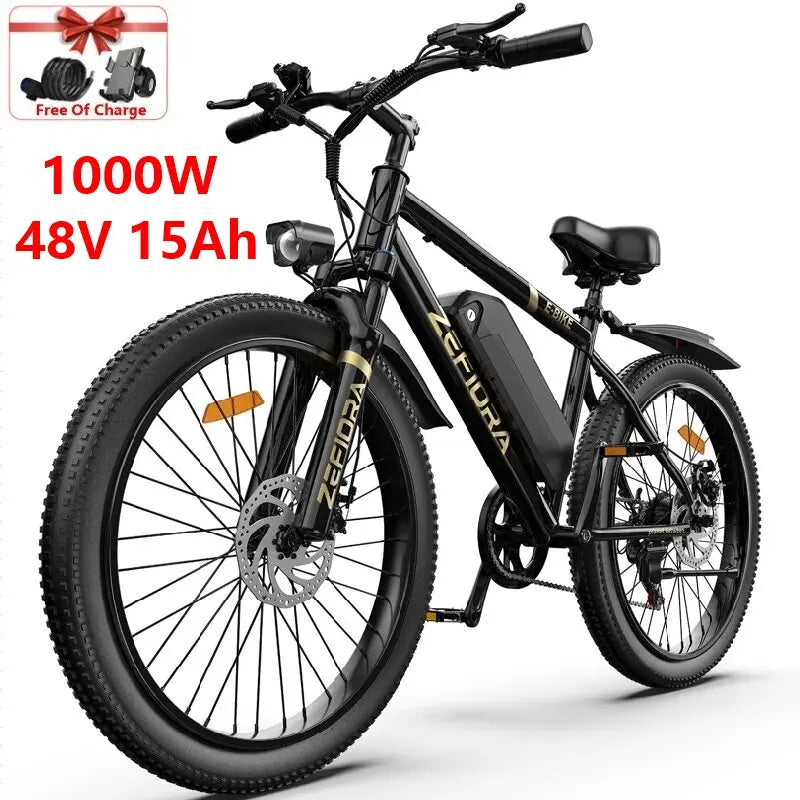 1000w 2000w Ebike,48v Aluminum Alloy 26 Inch Electric Bicycle,for Both Men Women In Mountainous Areas Cycling Electric Bike