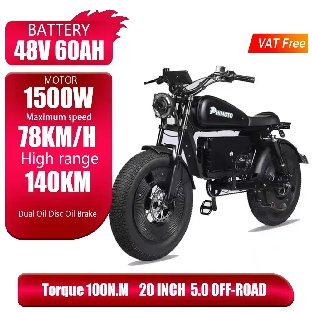 Electric bicycle 3000W Powerful dual motor 48V 60AH lithium battery e-bike adult Mountain Off road city commuting Electric Bike